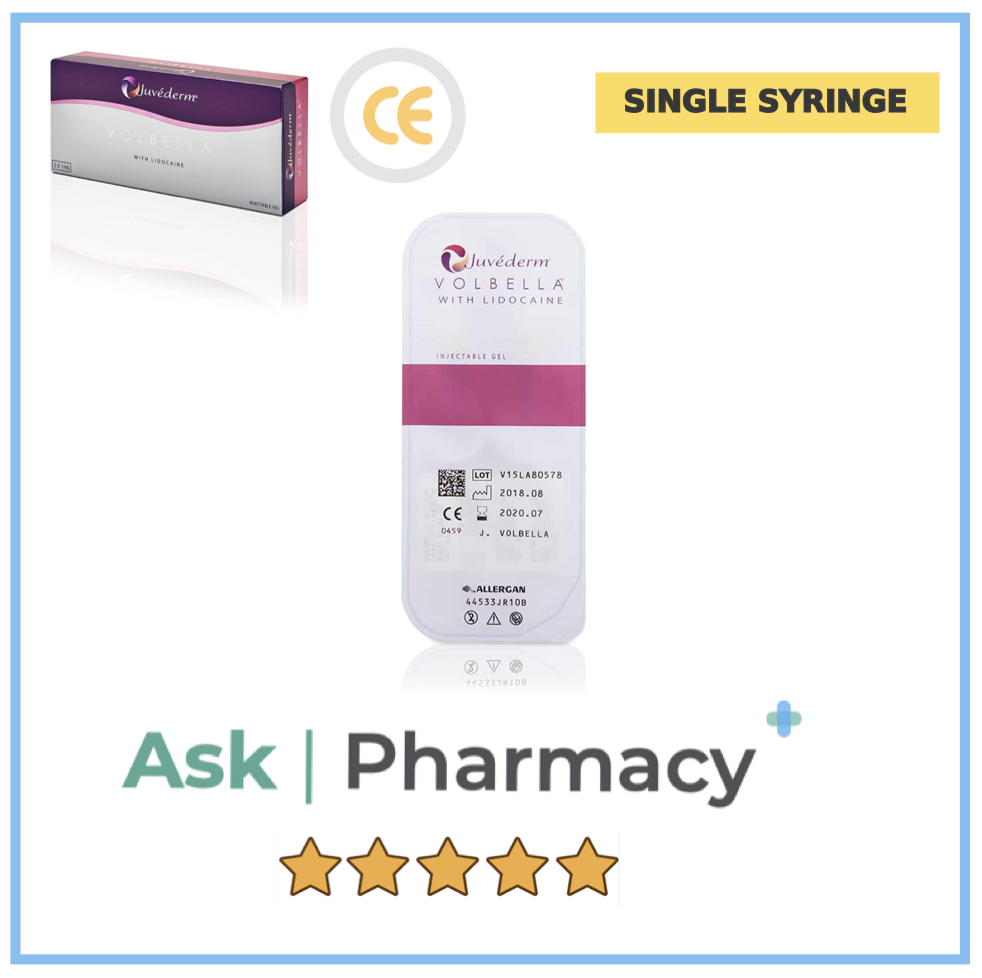 Juvederm Volbella with lidocaine SINGLE SYRINGE (1x1ml) Ask Pharmacy