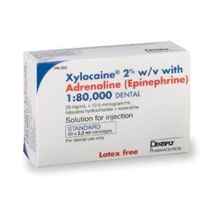 Xylocaine 2% + Adrenaline Standard (Latex-free)