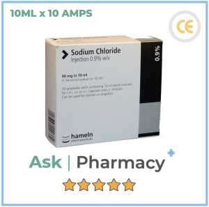 Sodium Chloride 0.9% 10ml Ampoules x 10