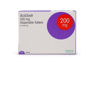 Aciclovir 200mg x 25 tablets