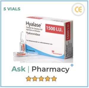 Hyaluronidase 1500iu (Hyalase) - 5 Vials