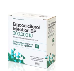 Vitamin D ergocalciferol 300,000u x 1 amps (IM)