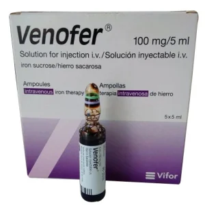 Venofer (Iron Sucrose) 100mg/5ml (5x5ml)